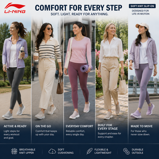 Li-Ning Women's : SOFT GO 2 KNIT