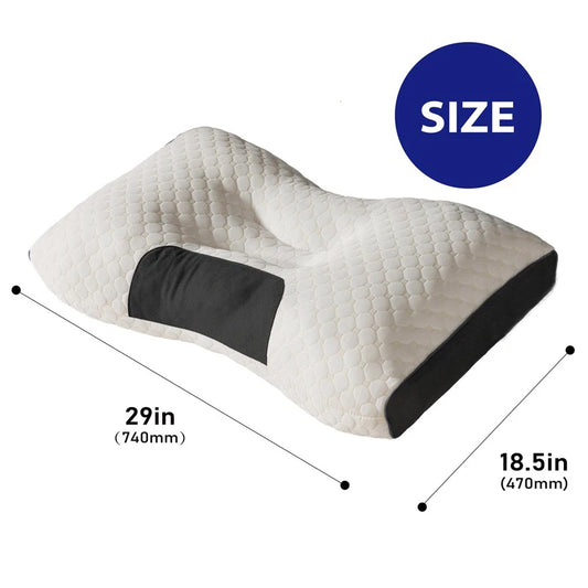 Ergonomic Orthopedic Contour Support Neck Pillow