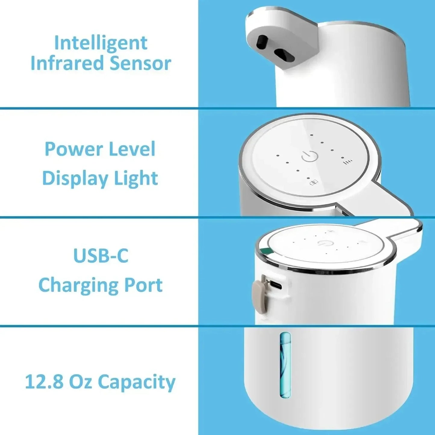 Automatic Soap Dispenser USB Rechargeable