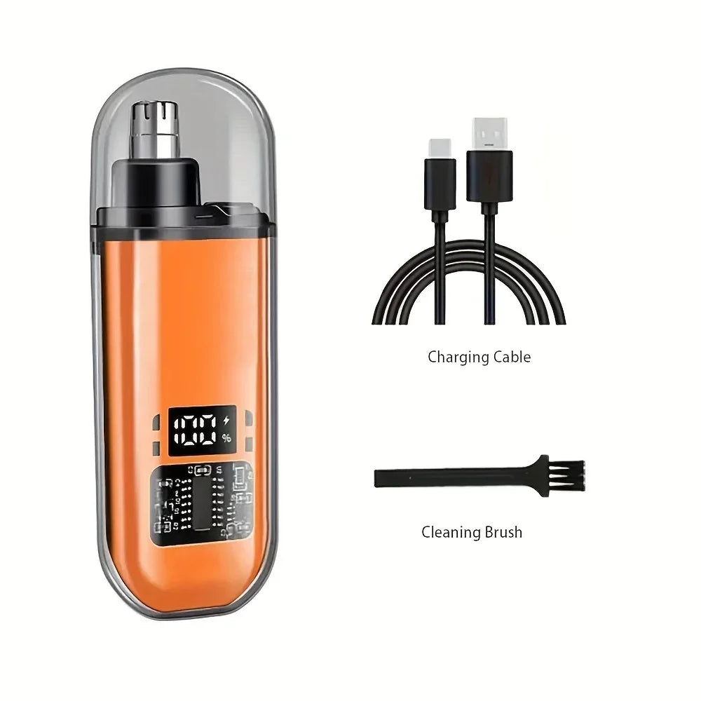 Nose Ear Hair Trimmer for Men - USB C Rechargeable Portable Fast Charge