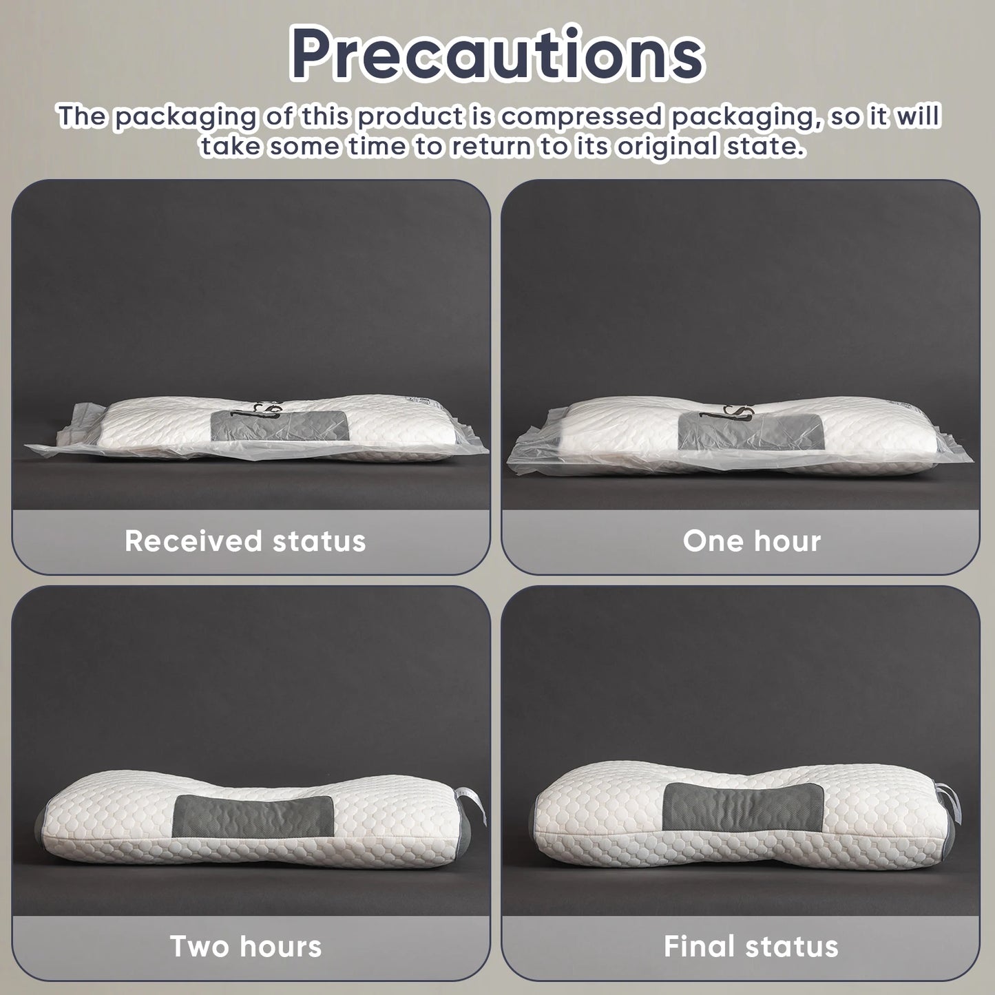 Ergonomic Orthopedic Contour Support Neck Pillow