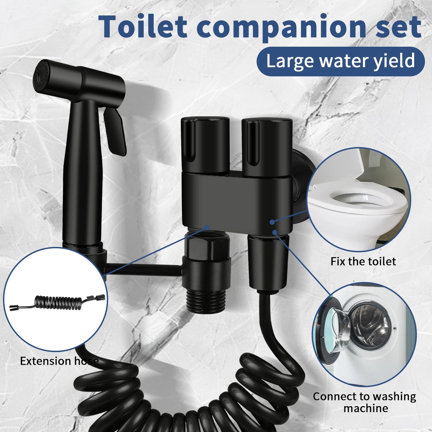 Handheld Toilet Bidet Sprayer Set