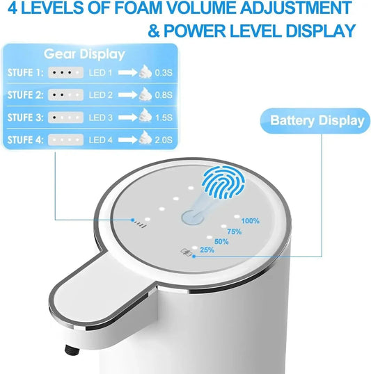 Automatic Soap Dispenser USB Rechargeable
