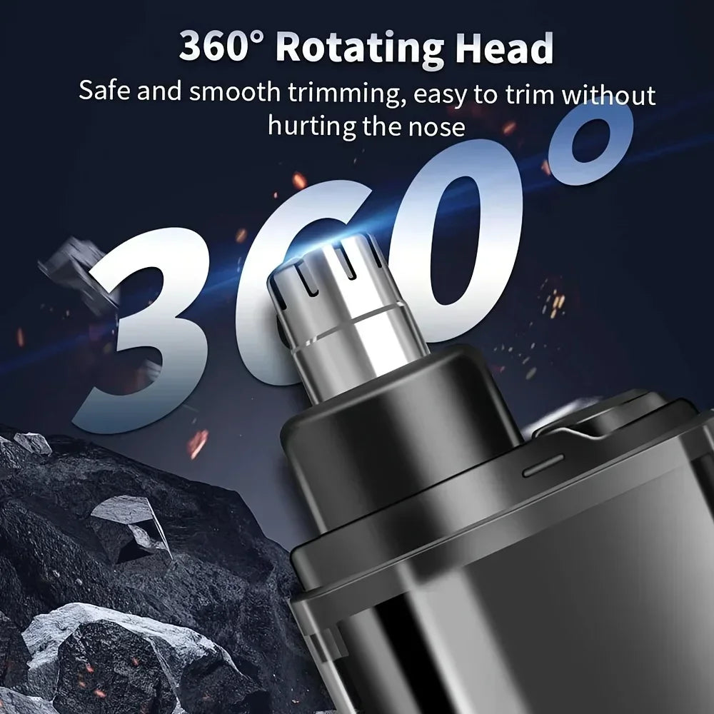 Nose Ear Hair Trimmer for Men - USB C Rechargeable Portable Fast Charge