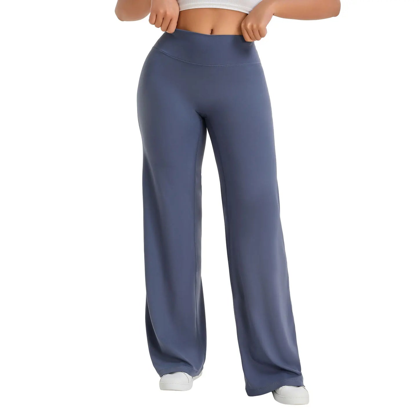 Women's Mid-Waist SoftMotion Straight Leg Yoga Pants