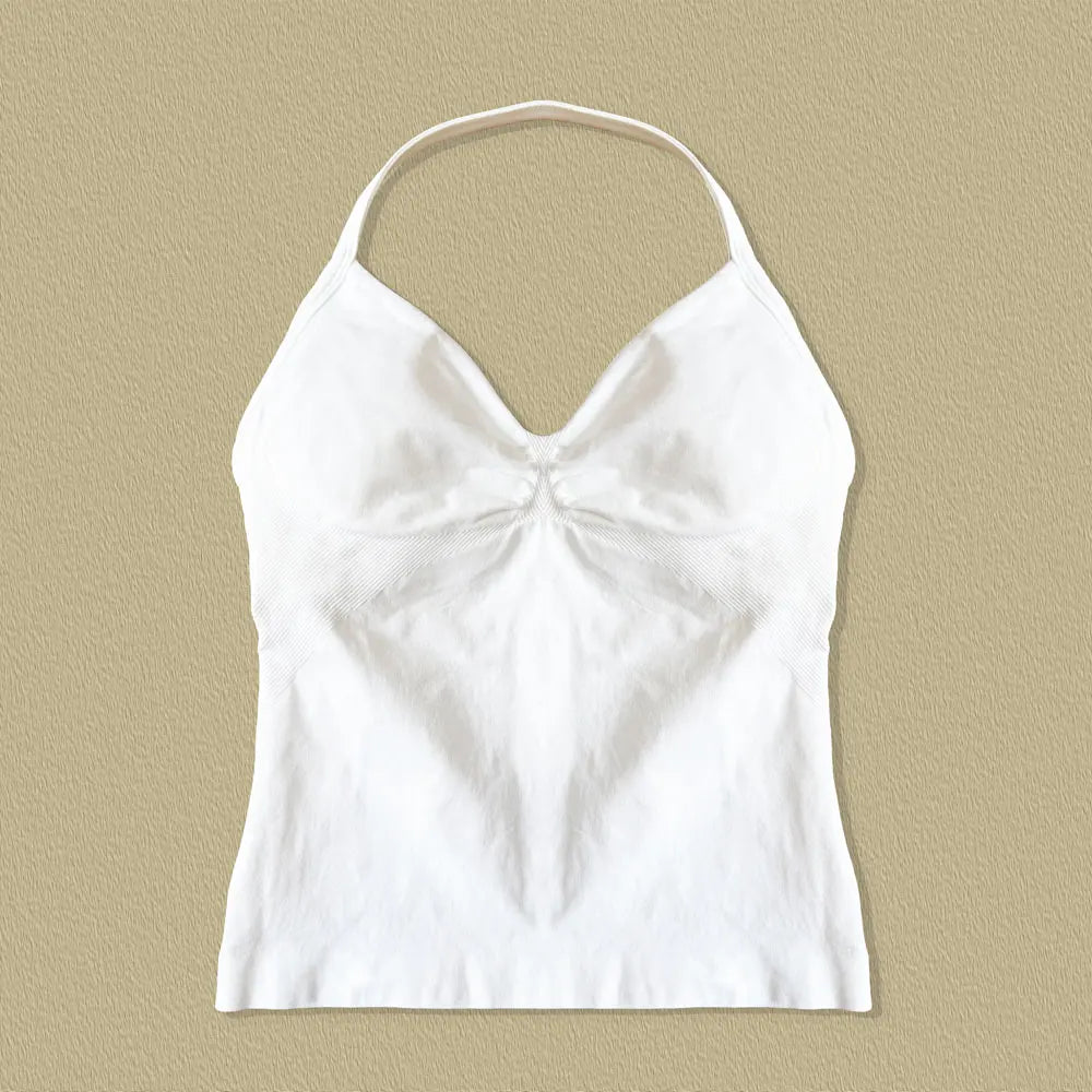 Gym Yoga Seamless Strappy Tank Top Women