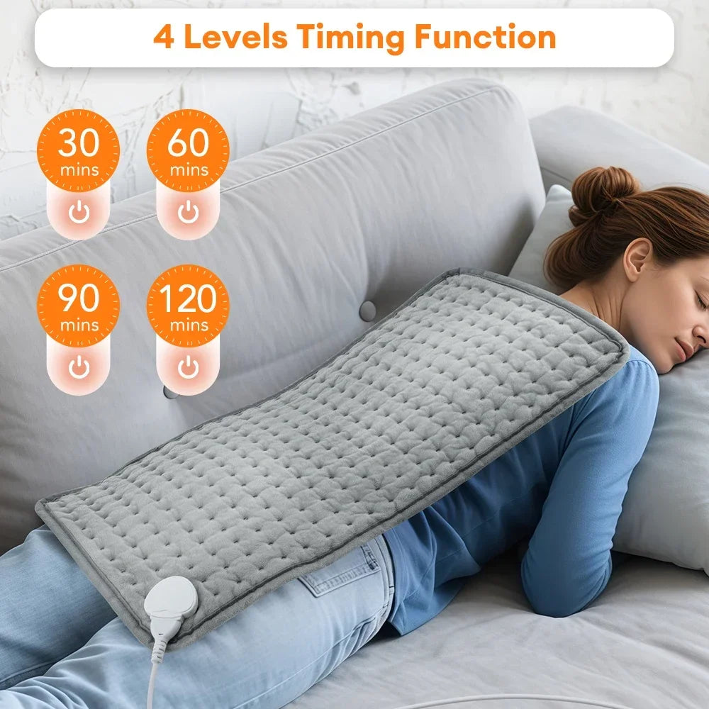 Electric Heating Pads for Back / Neck /Shoulder : Washable Winter Warm Blanket 9 Temperature Control