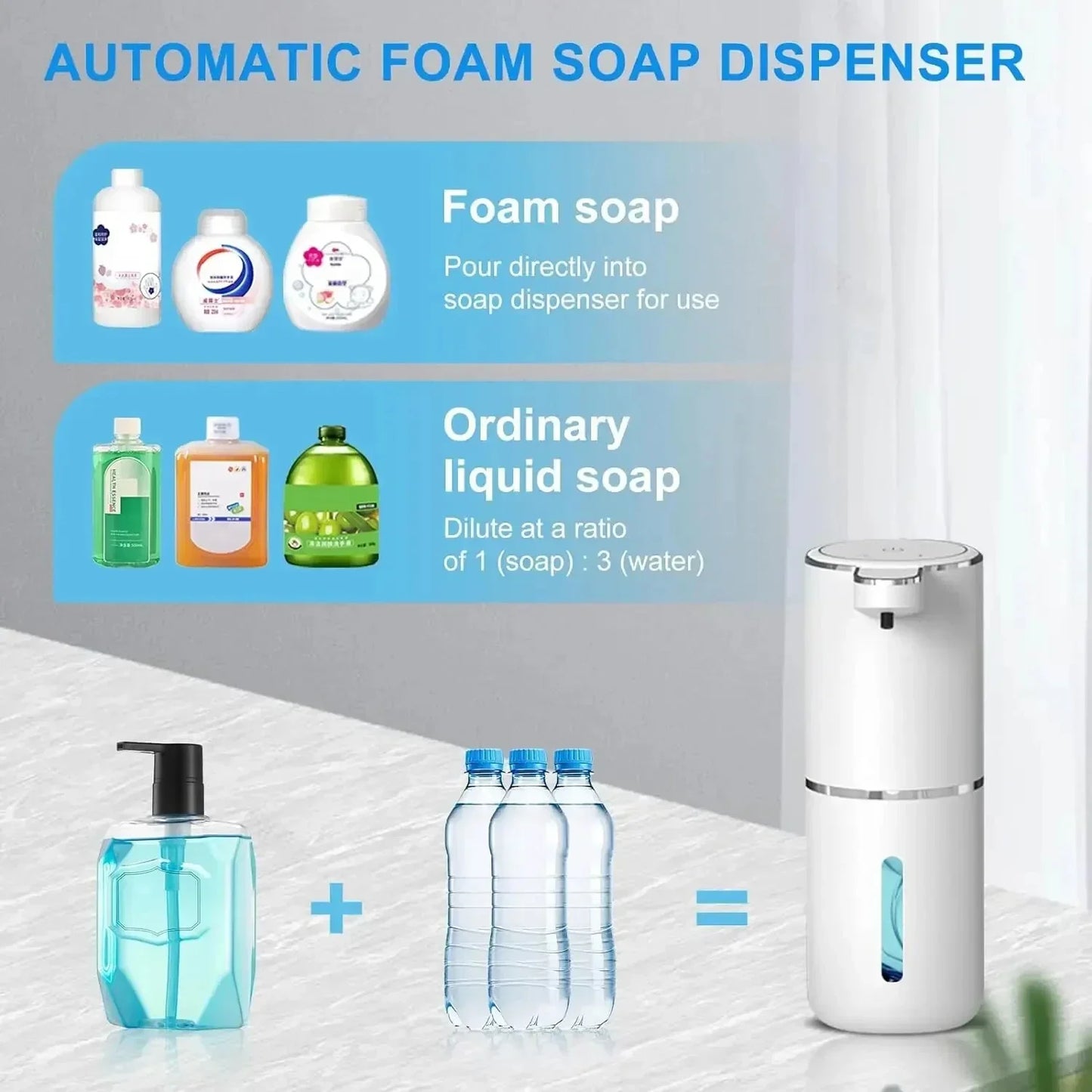 Automatic Soap Dispenser USB Rechargeable