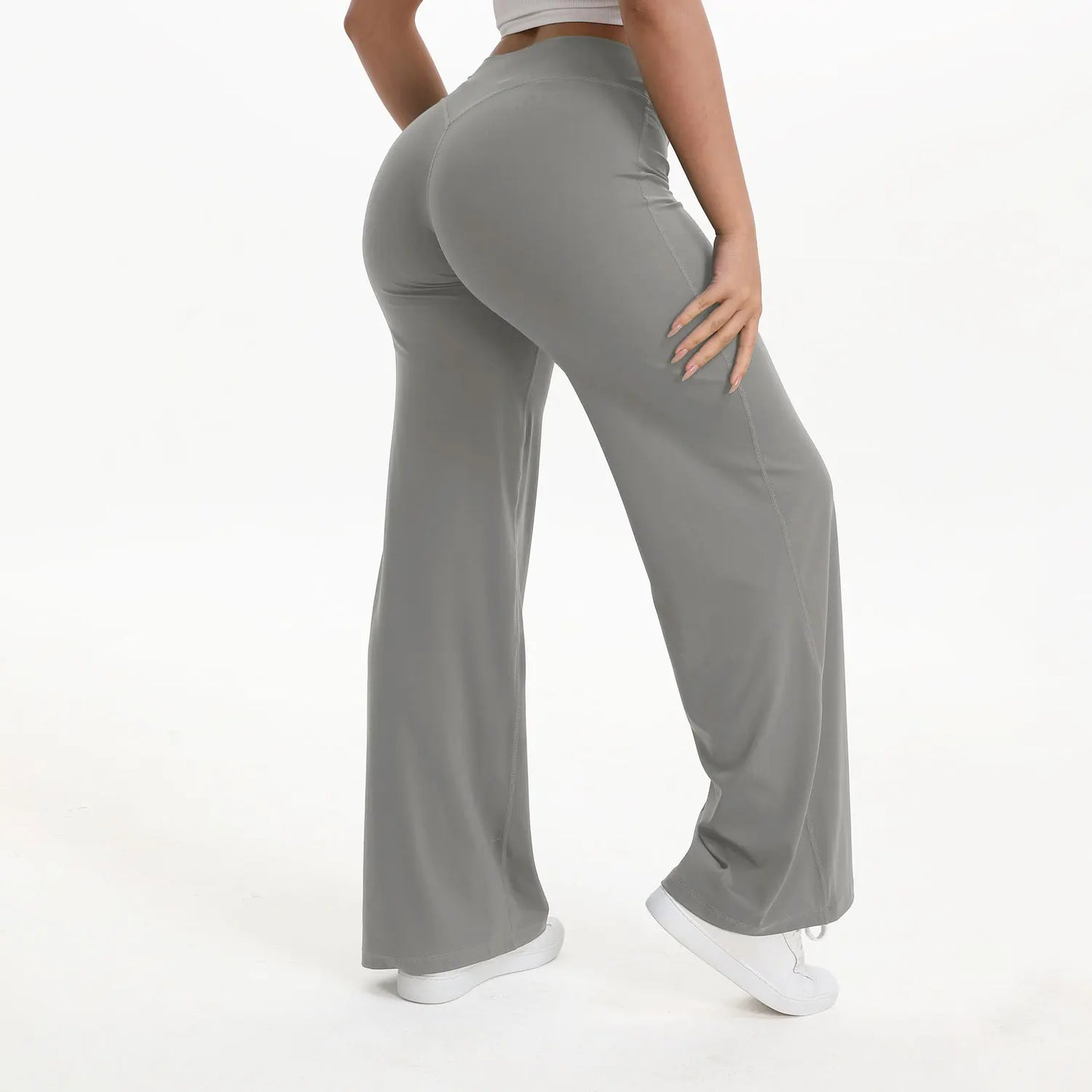 Women's Mid-Waist SoftMotion Straight Leg Yoga Pants