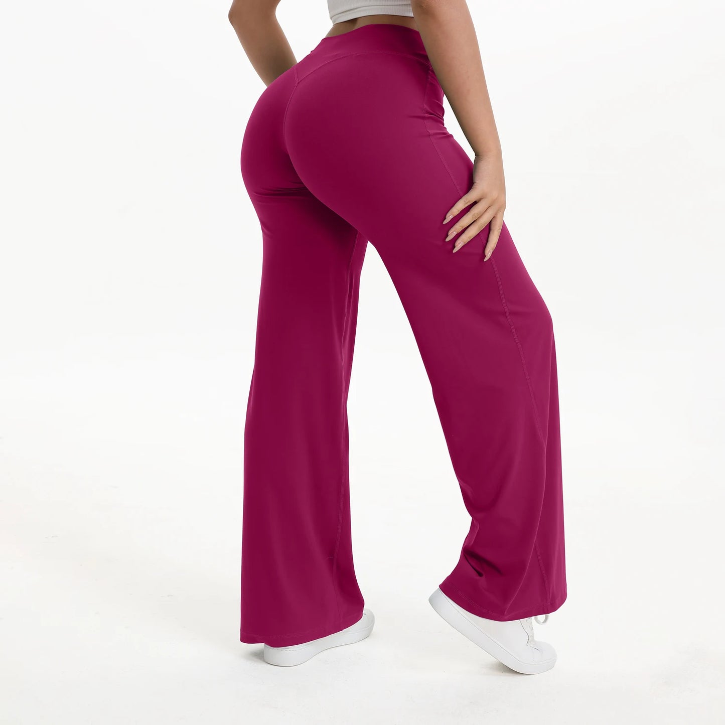 Women's Mid-Waist SoftMotion Straight Leg Yoga Pants
