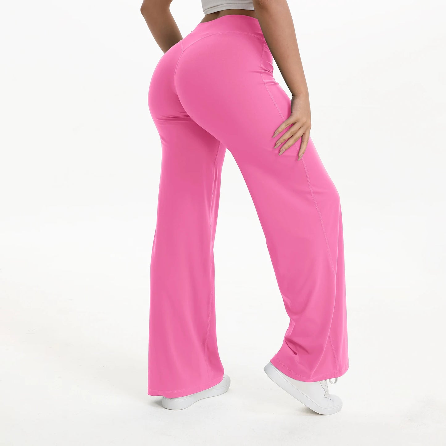 Women's Mid-Waist SoftMotion Straight Leg Yoga Pants