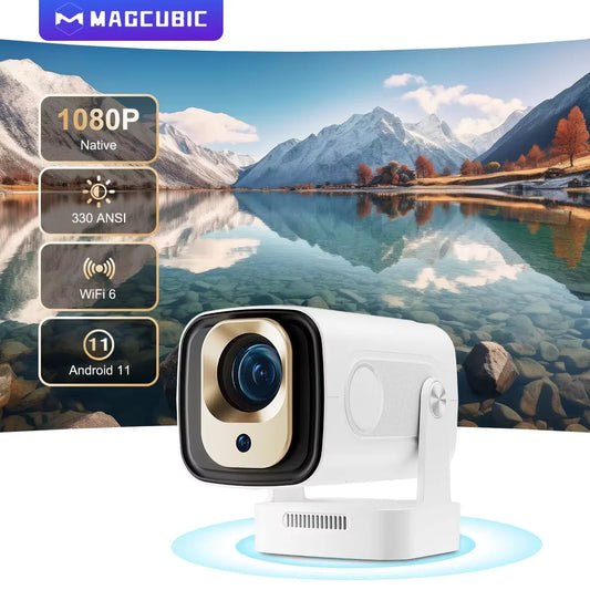 Cinematic Movie Projector Magcubic HY310 - 1080P Native 4K In/Outdoor with Air Mouse