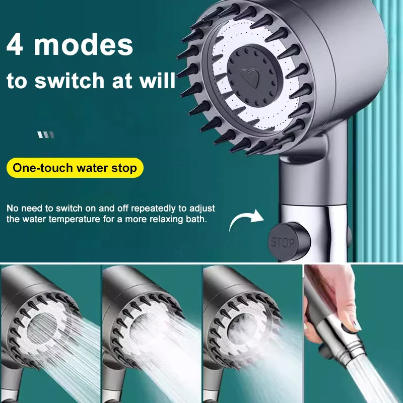High Pressure Shower Head : 3 Mode Relaxation