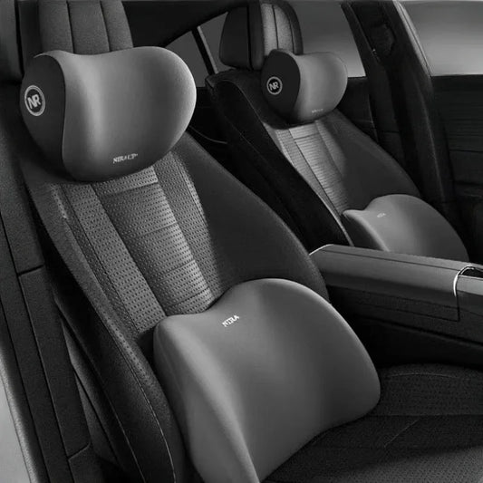 Memory Foam Neck + Lumbar Support for all Cars