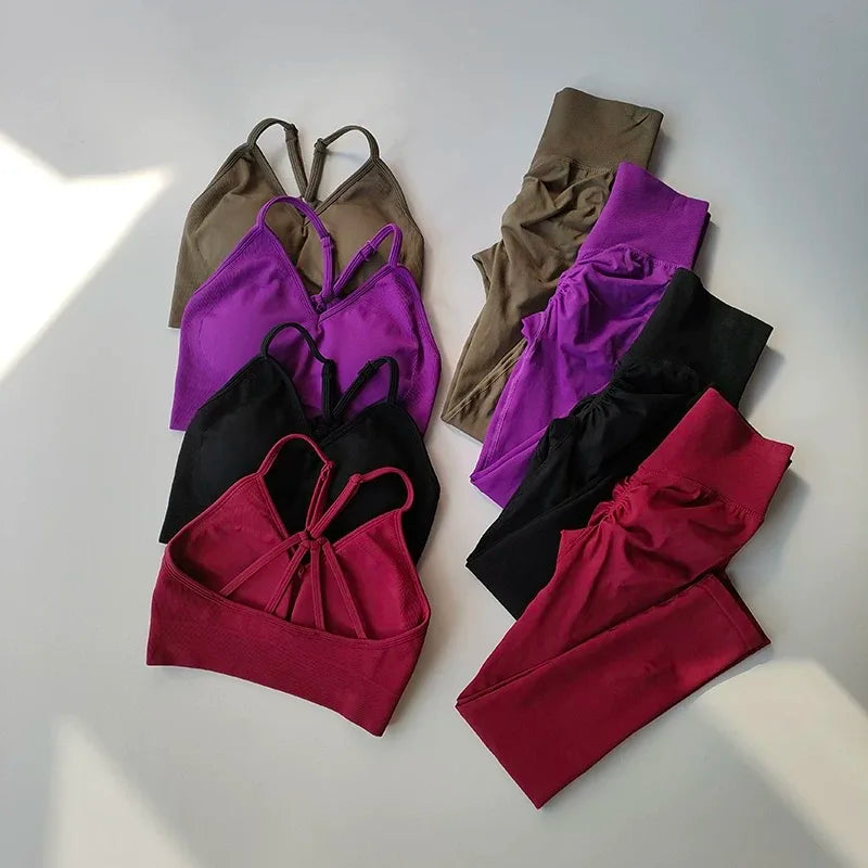High-Waisted Hip-Lifting Women's Exercise Suit