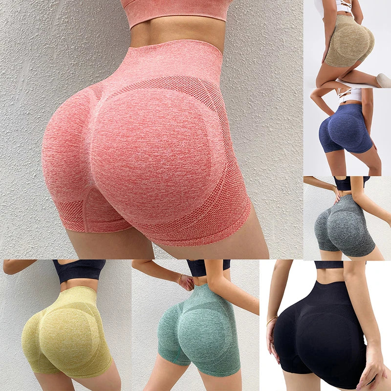 Pro Fitness Yoga Short Knitted Pants for Women (Lifted Butt)