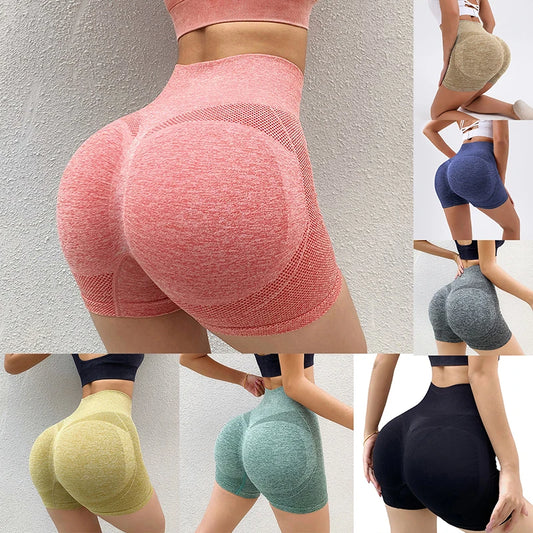 Pro Fitness Yoga Short Knitted Pants for Women (Lifted Butt)