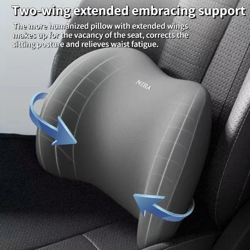 Memory Foam Neck + Lumbar Support for all Cars