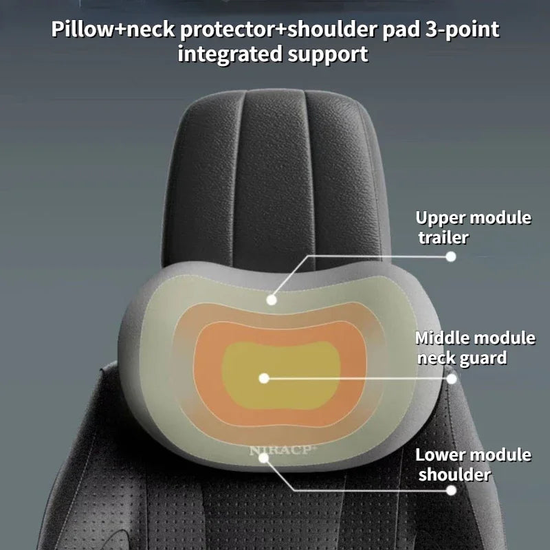 Memory Foam Neck + Lumbar Support for all Cars