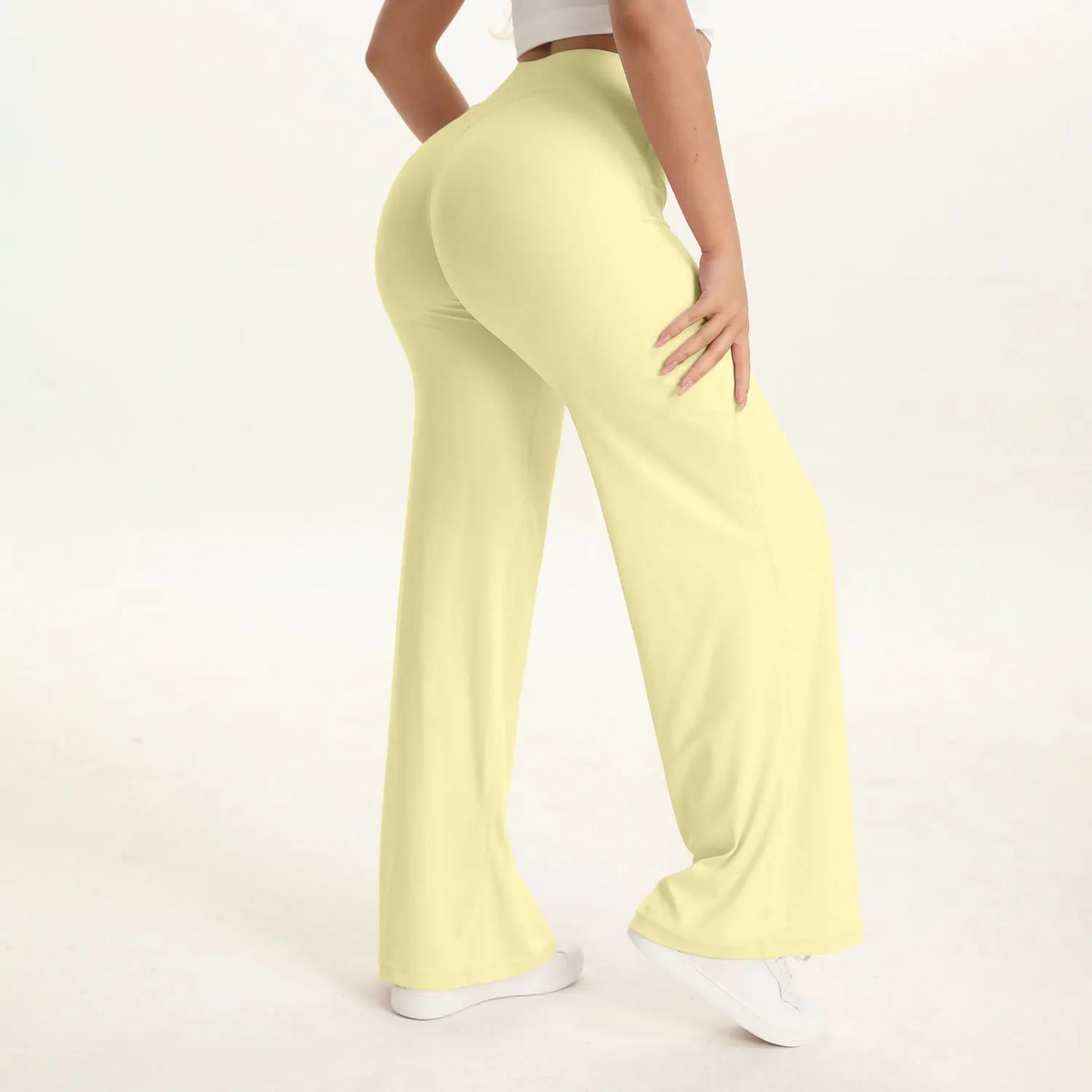 Women's Mid-Waist SoftMotion Straight Leg Yoga Pants