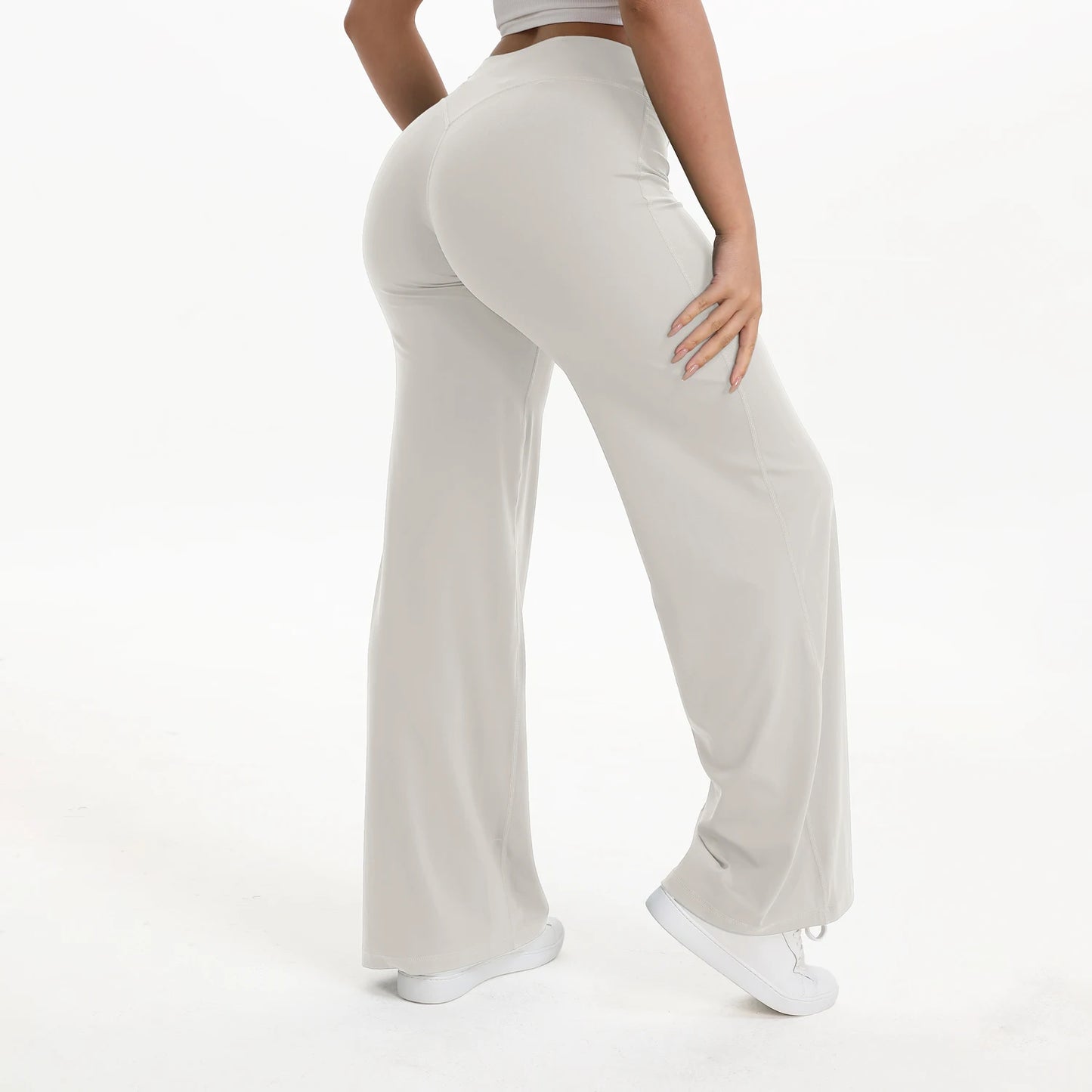 Women's Mid-Waist SoftMotion Straight Leg Yoga Pants