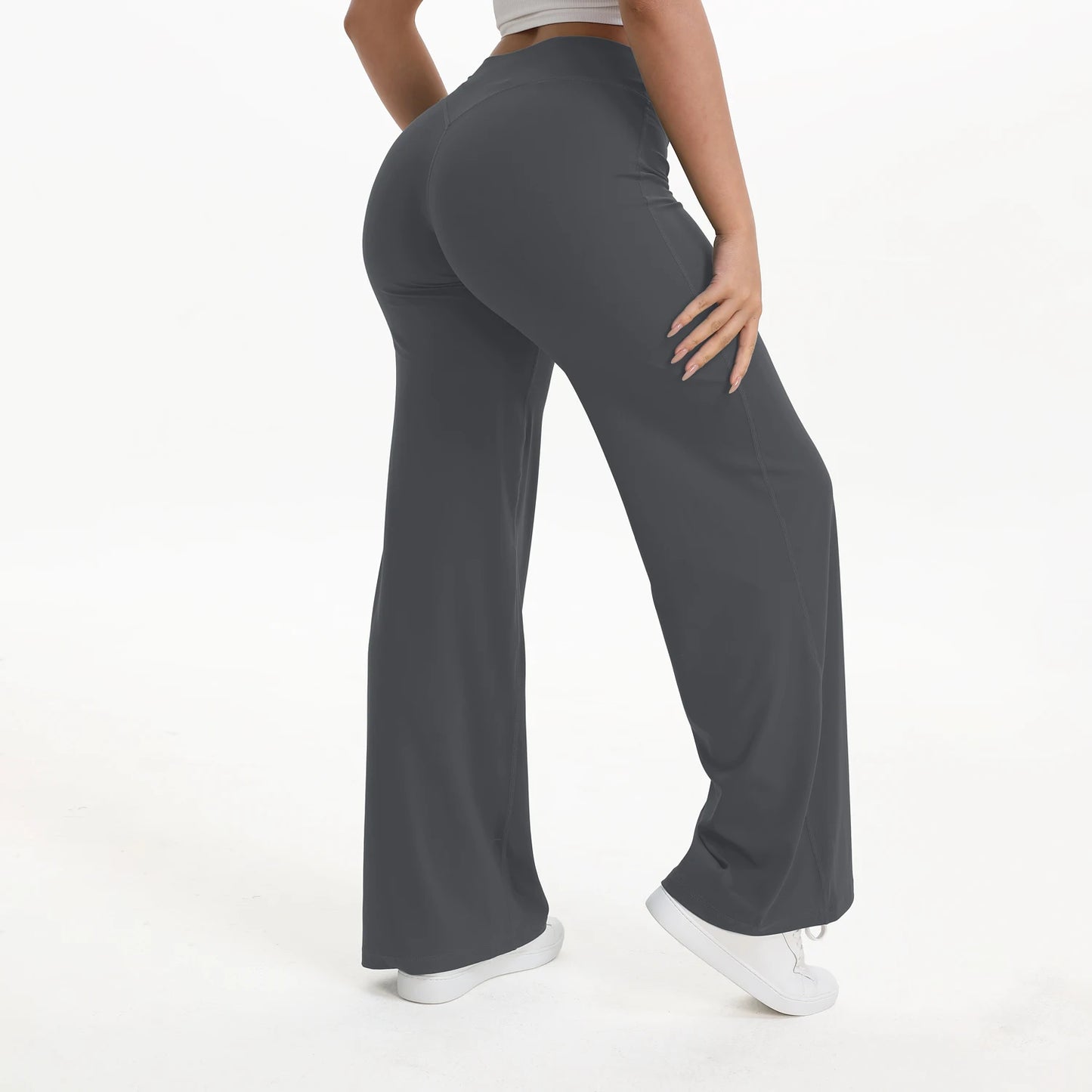 Women's Mid-Waist SoftMotion Straight Leg Yoga Pants