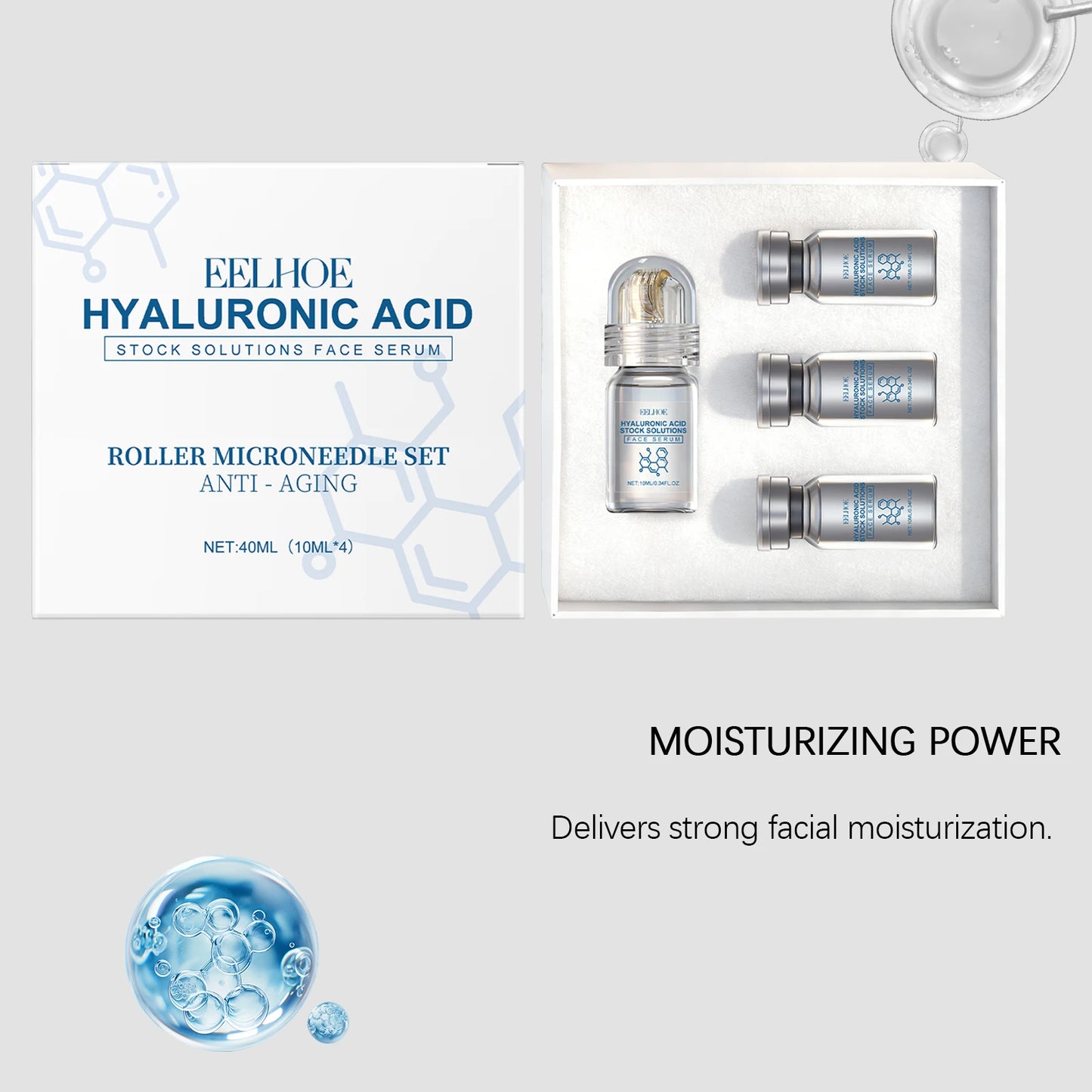Niacinamide Facial Serum : Face Roller Kit