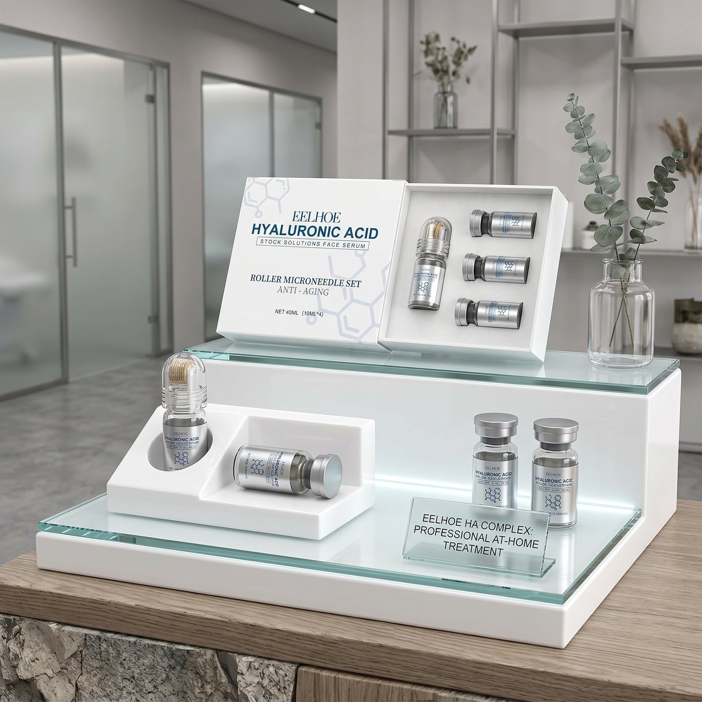 Niacinamide Facial Serum : Face Roller Kit