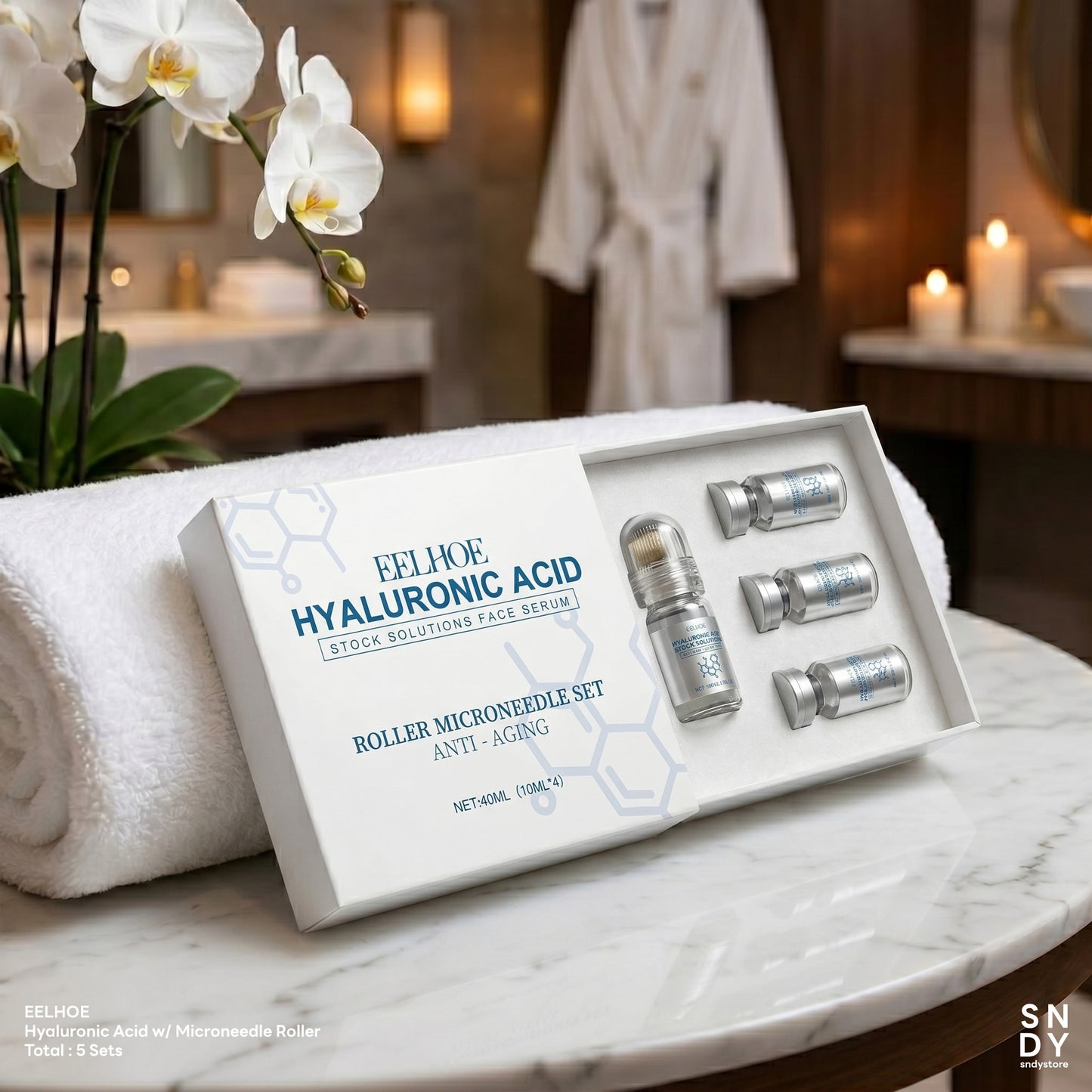 Niacinamide Facial Serum : Face Roller Kit