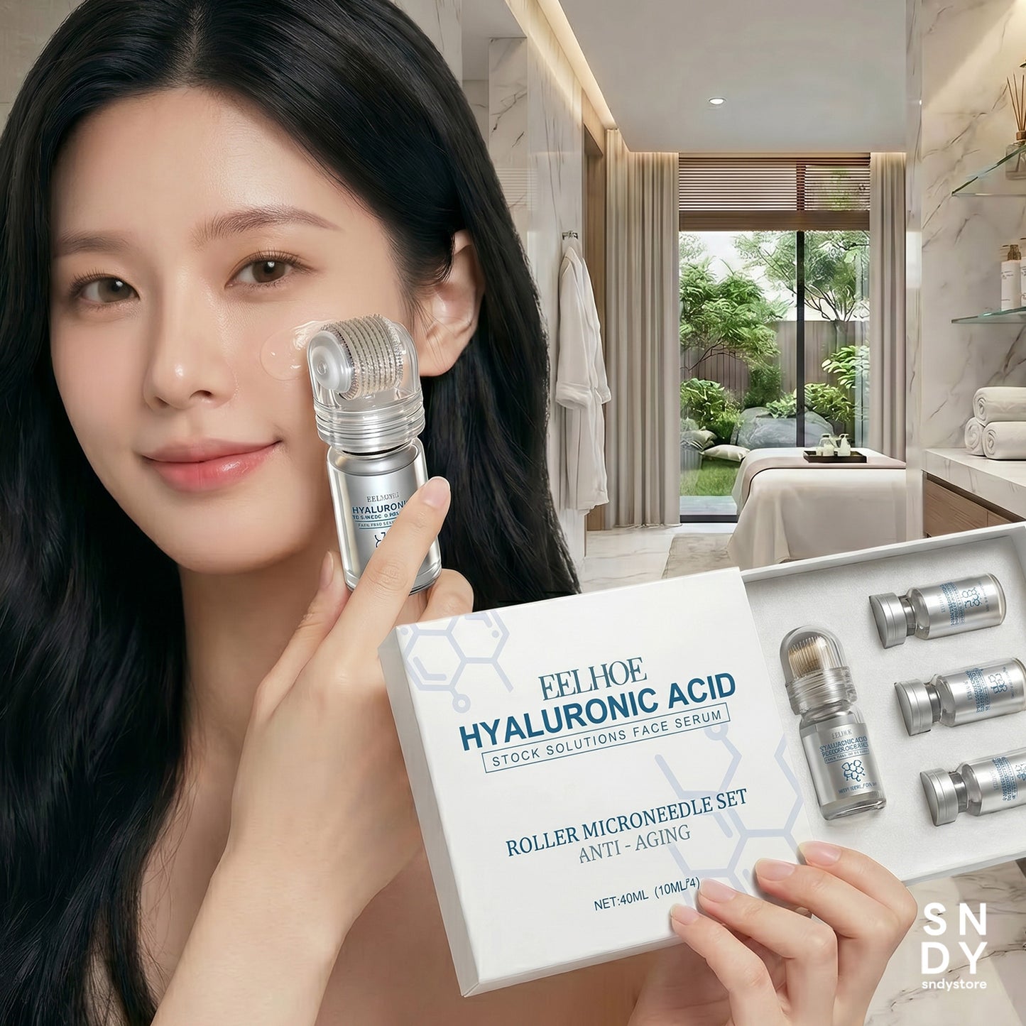 Niacinamide Facial Roller Serum Set ✨